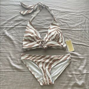 Michael Kors NWT Halter 2‎ Piece Bikini Set size x-small